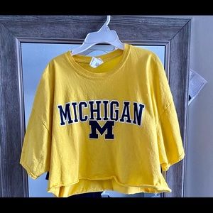 Michigan Cropped Tshirt